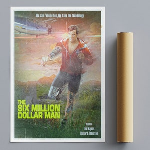 Vintage tv The Six Million Dollar Man No1