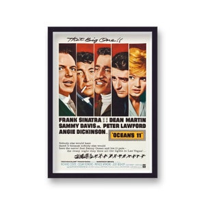 Impresión de película vintage Ocean's 11 No1