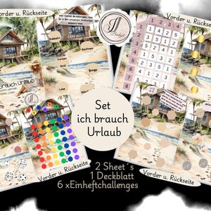 Sparspiel - Urlaub  - Einheftchallenge Set