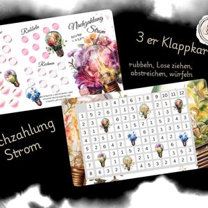 Nachzahlung Strom - 3 er Klappkarte