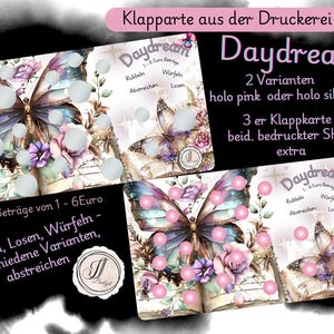 Daydream- 3 er Klappkarte
