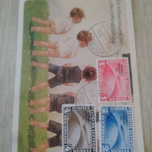 German Zeppelin stamps see photos