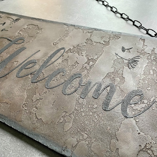 Decorative Welcome Plaque - welcome sign, decorative wall art, home decor,entryway decor,welcome board,housewarming gift,rustic welcome sign