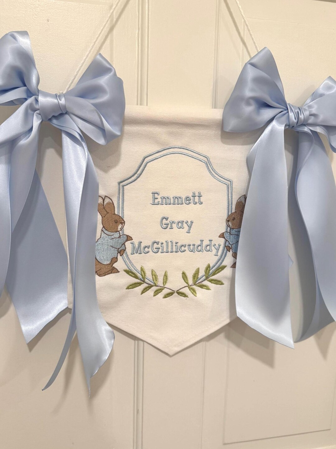 Peter Rabbit Baby Banner (boy or Girl) - Etsy