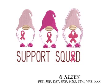 Cancer Awareness Ribbon Embroidery Design,  Machine Embroidery File , 6 Sizes, 8 Formats, Instant Download, Digital File,