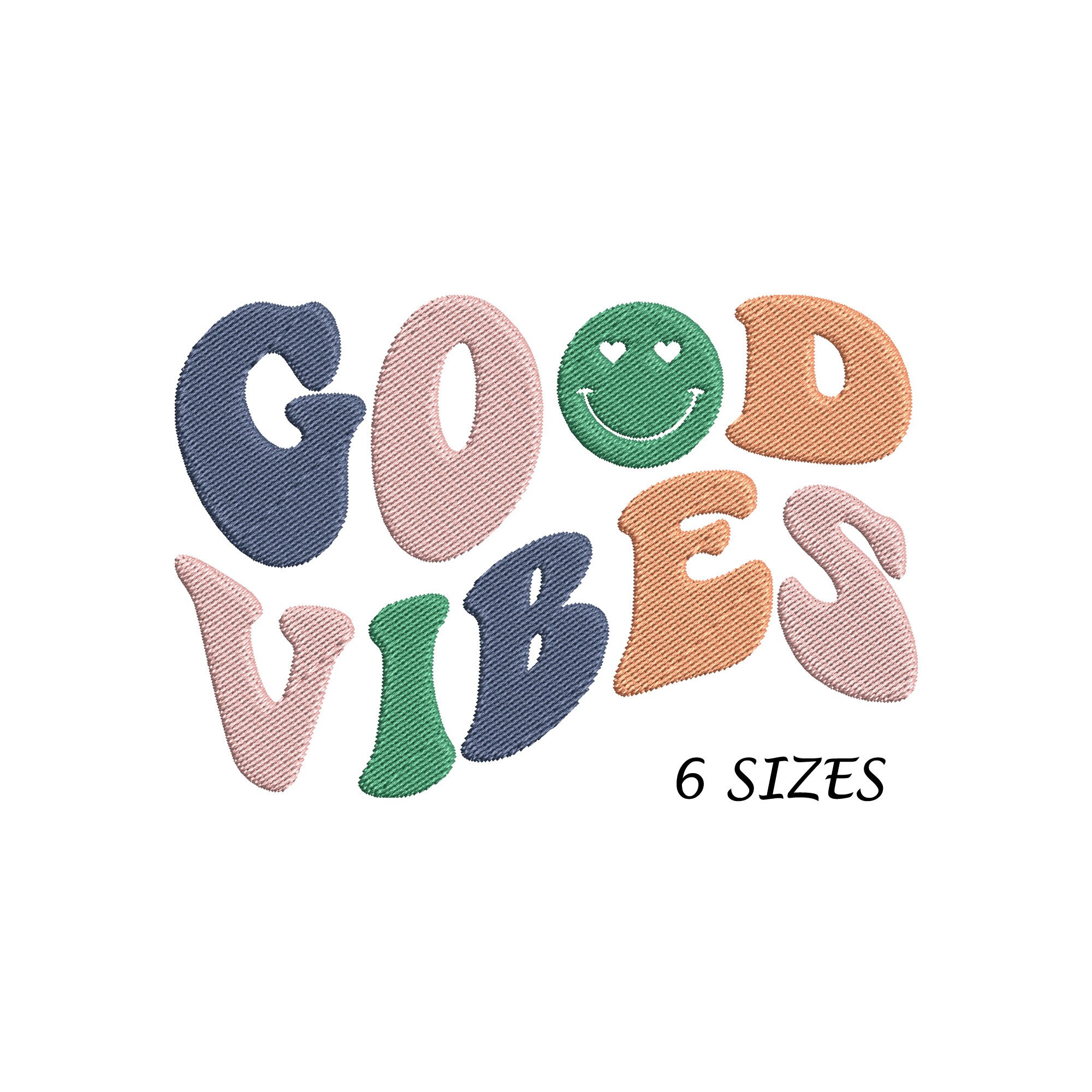 GOOD VIBES BUTTON UP WHITE W/ 