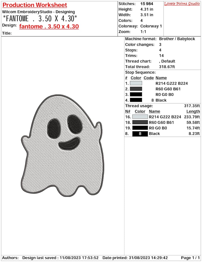 Halloween Ghost Embroidery Design , Multi Formats , 4 Sizes, Design for Machine Etsy