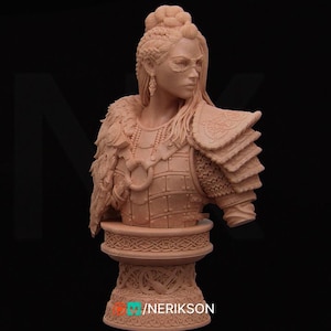 Thyra the Conqueror Bust | Historical Female Warrior Bust | Nerikson | 12k | 100 mm