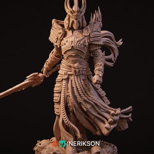 Four Horseman: War | RPG | D&D | Pathfinder | 12k | 3d | 32 mm | Miniature | Samurai