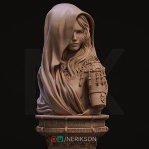Klotho Moirai Bust | Fantasy Female Bust | Nerikson | 12k | 100 mm