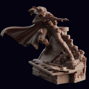Cyberpunk Bush Sniper - Elsie „Dusty” Echoes | A DM Stash & Nerikson | 12k | Model wystawowy | RPG