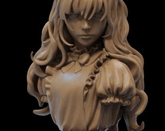 Busto de Alicia en el País de las Maravillas / CA 3D Studio / Busto femenino