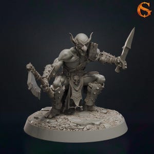 Groniznott Goblin Miniature: 32mm Resin RPG Figure