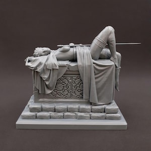 Bekka die Trauernde | Ritual Design | Ausstellen Modell | Maßstab 1/12, 1/10, 1/9, 1/6 | 12k