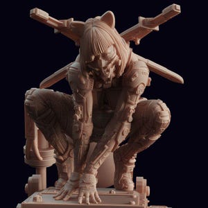 Cyberpunk Idol Bürgerwehr - Keiko &quot;P0MP0M&quot; Pomeroy | Ein DM Stash & Nerikson | 12k | Ausstellen Modell | Rollenspiel