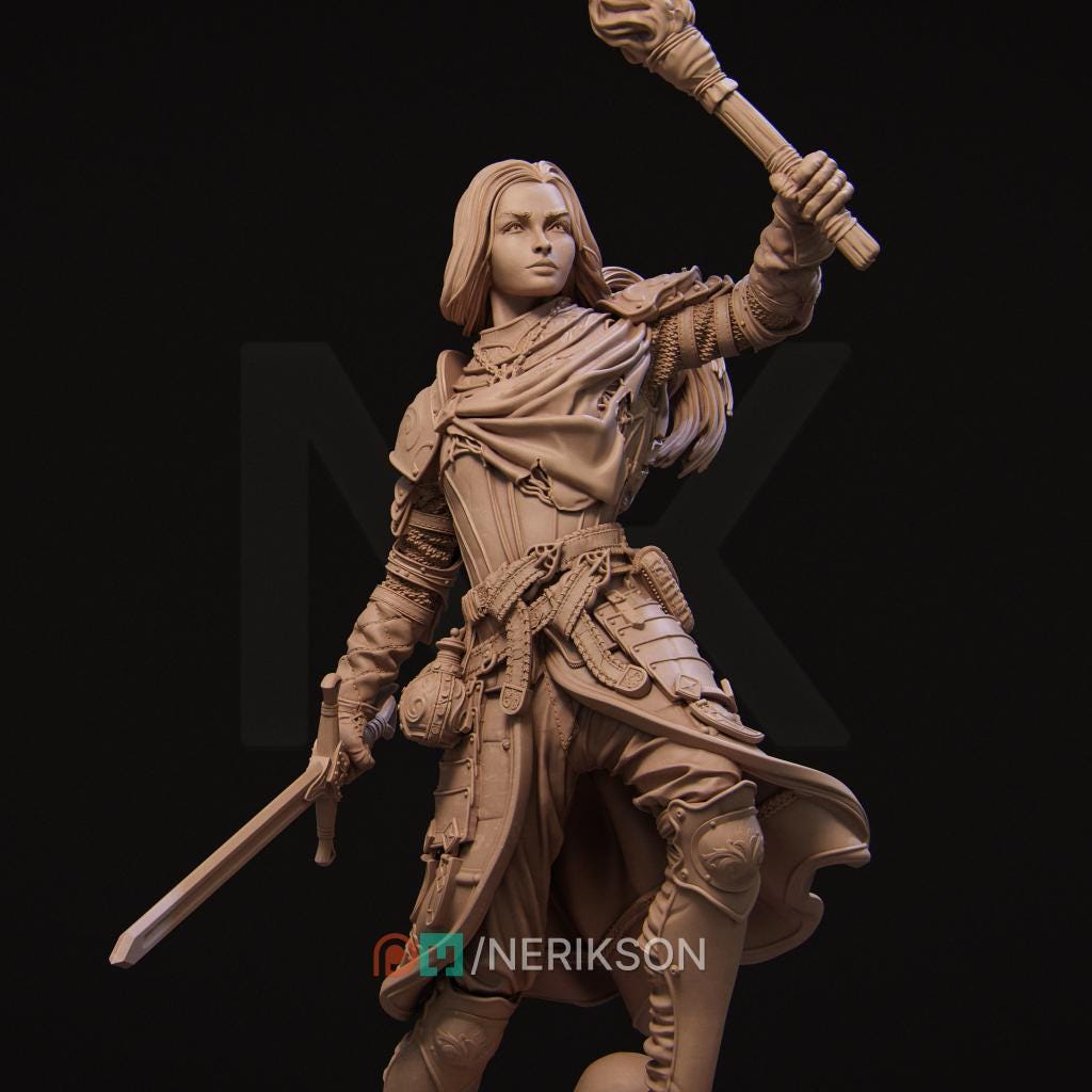 Nameless Hero Miniature: Nerikson Display Model, 140mm or 75mm Scale