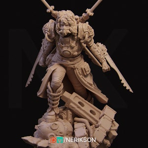 Naojiri the Steampunk Samurai | Nerikson | Display Model | 140 mm | 12k