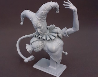 Busto de bufón / CA 3D Studio / Busto femenino
