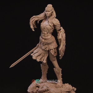 Rieka the Gladiator Miniature - Nerikson - 140mm Scale Display Model