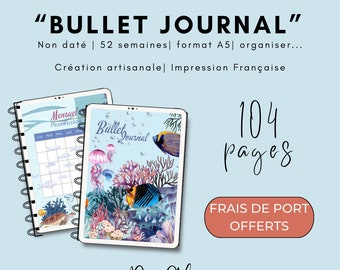 BULLET JOURNAL - Gaïa Collection - Oceans theme