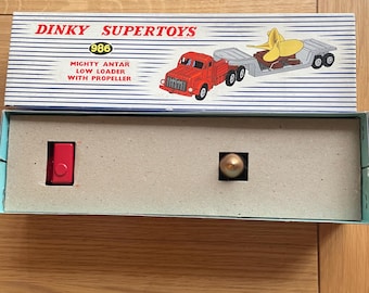 Rare Dinky Supertoys Mighty Antar Low Loader With Propeller