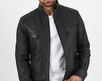 Adler Collection Size XL New Zealand Lamb Skin Jacket/black New