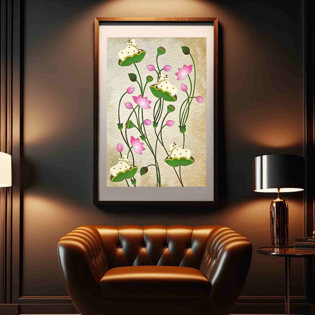 Pichwai Painting Printable Download High Resolution Pichwai Etsy