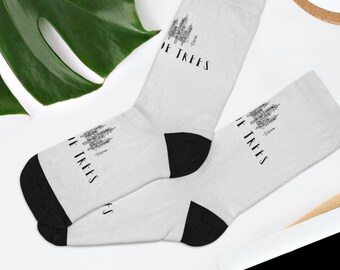 Love the Trees Recycled Socks: Eco-Friendly Nature Gift