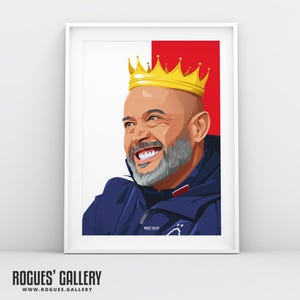 Nuno Espírito Santo Nottingham Forest Boss - A3 Prints - 3 versions