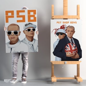 Pet Shop Boys - A3 Prints 8 Designs Available!