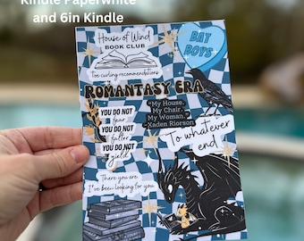Romantasy Era Kindle Insert Printable | Kindle Dekorationen | E-Reader Einsätze | Kindle Paperwhite | 6 in Kindle einlegen
