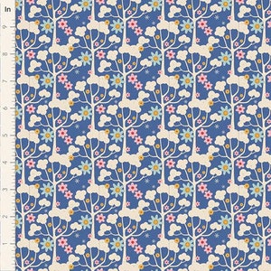 Tilda Jubilee Wildgarden Blue fabric