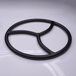 Triple triskel bondage shibari black ring