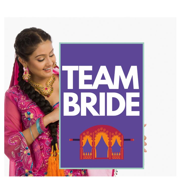 Punjabi Wedding Signs, Team Bride Jago Signs (digital Download) - Etsy