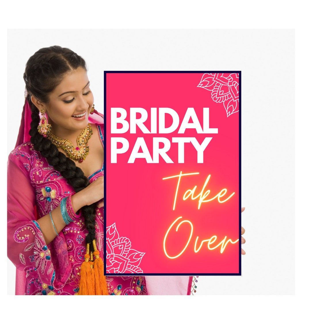 Team Bride Jago Signs Punjabi Wedding Crasher Indian Wedding Doli Signs ...