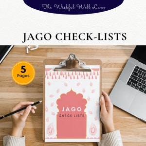 Jago Check list Printable | Maaiyan Check list | Downloadable & Printable | Sikh Wedding Planner