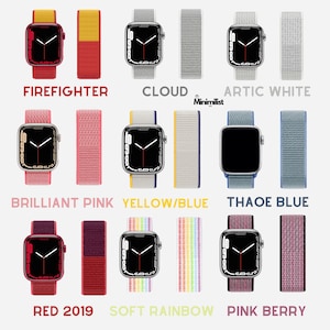 Bracelet de montre sport en nylon velcro pour Apple, séries 9, 8, 7, 6, 5, 4, 3, 2, 1 ULTRA, 38 mm, 40 mm, 41 mm, 42 mm, 44 mm, 45 mm, 49 mm Bracelet iWatch Homme Femme image 5
