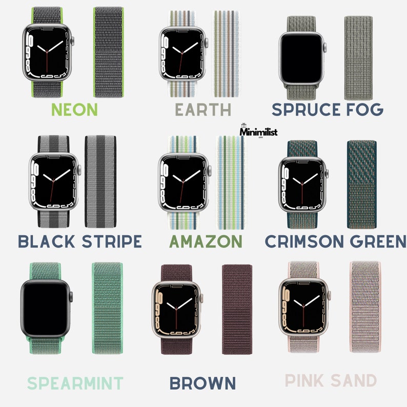 Bracelet de montre sport en nylon velcro pour Apple, séries 9, 8, 7, 6, 5, 4, 3, 2, 1 ULTRA, 38 mm, 40 mm, 41 mm, 42 mm, 44 mm, 45 mm, 49 mm Bracelet iWatch Homme Femme image 4