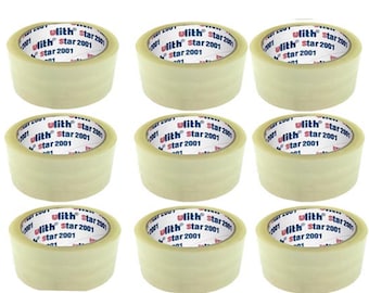 Nastro da imballaggio nastro adesivo 50 mm x 66 m nastro da imballaggio trasparente nastro da imballaggio