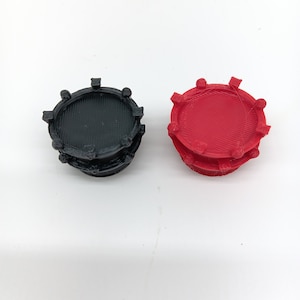 Easy Grip Checkers Schwarz und Rot