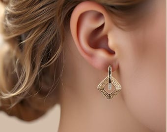 18K Gold Plated Earrings – Ideal Birthday & Anniversary Surprise for Her - Memorable Gift for Women’s Birthdays - 18k Gold plated jewelry