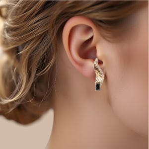 Gold plated earrings, Gold plated jewelry, 18K Gold Plated Earrings with Luxurious Gold-Filled Accents – Perfect for Everyday Glamour