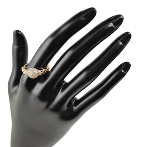 18k vergoldeter Ring, vergoldetes Schmuckgeschenk, vergoldete Damenringe, 18k Goldringe, Geburtstagsgeschenk, Schmuck geschenkidee für Mama