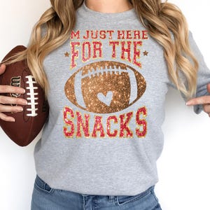 Game Day Sweatshirt: Funny Football Snacks Tee image 2