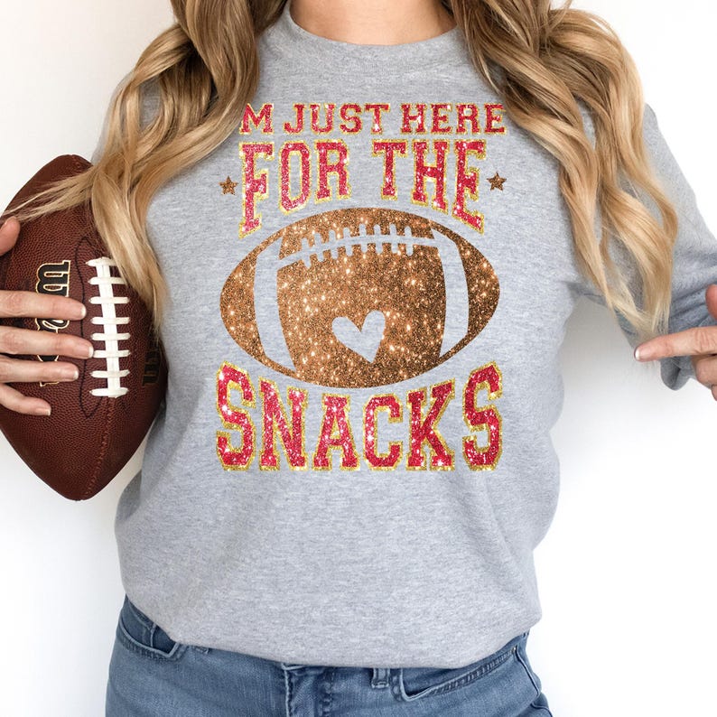 Game Day Sweatshirt: Funny Football Snacks Tee image 2