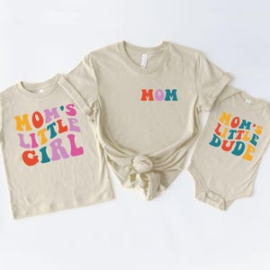 Mom and Kid Matching Shirt Set, Mother's Day Gift