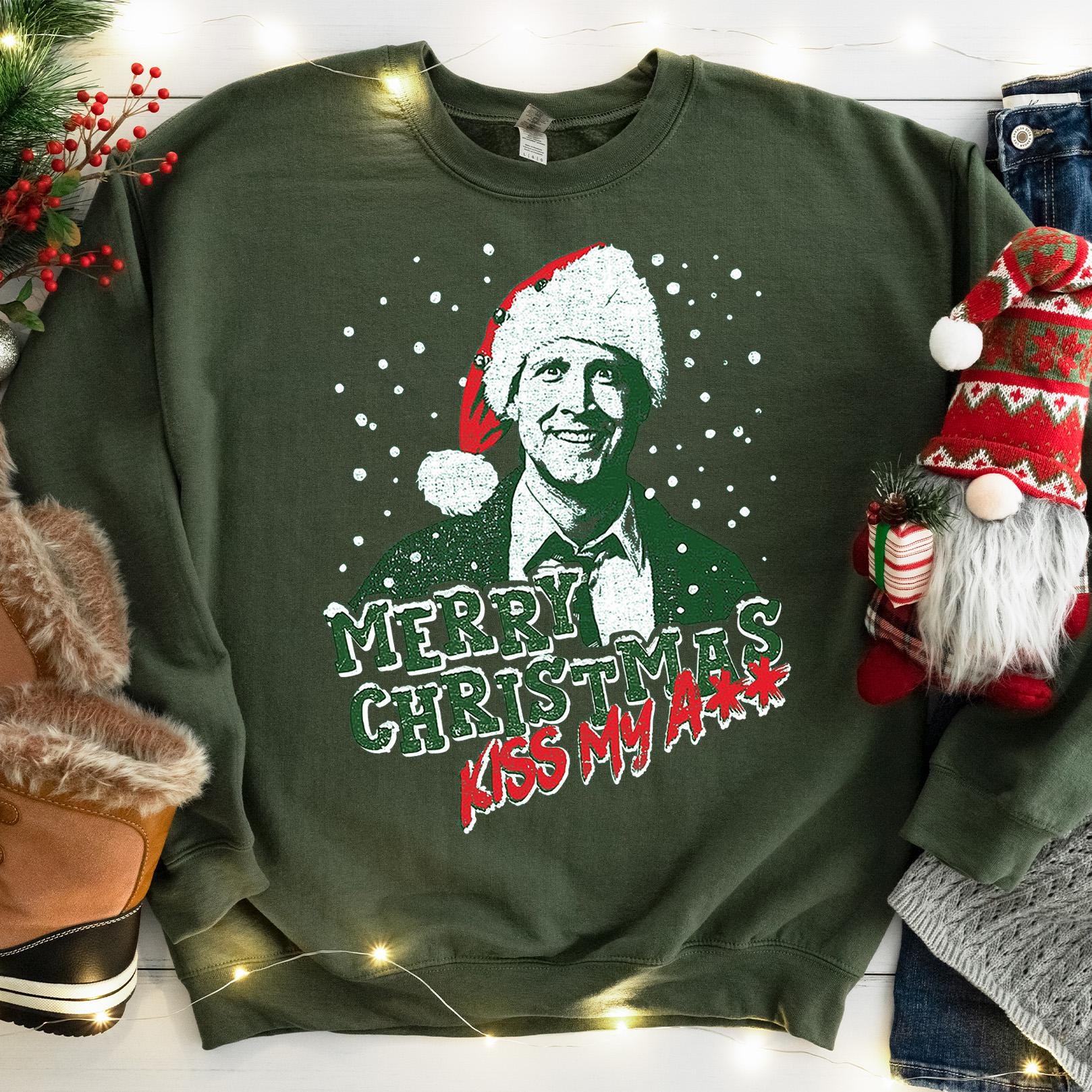 Tstars Funny Ugly Christmas Sweatshirt - Holiday Pullover For Men & Women, Festive Party Outfit