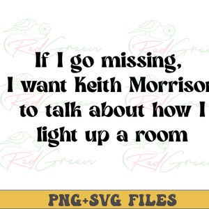 Keith Morrison Dateline SVG PNG: Funny Crime Fan Gift (Digital Files)
