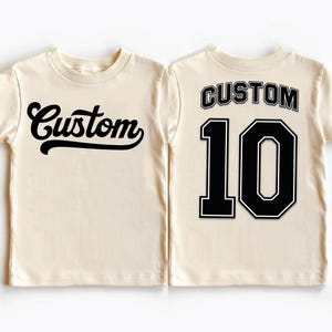 Personalized Team Jersey Shirt: Custom Baseball Tee, Sports Fan Apparel
