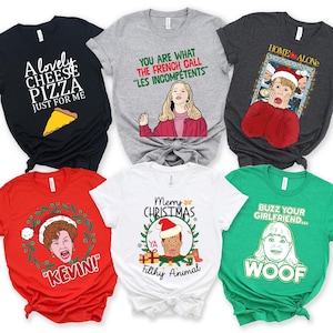 Home Alone Movie Christmas Shirts: Matching Family Group Tees